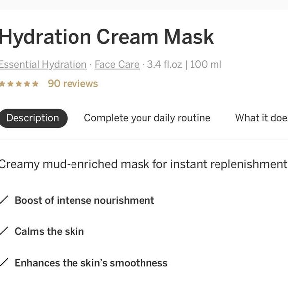 AHAVA HYDRATION MASK. time to hydrate NIB SEALED - Picture 2 of 5